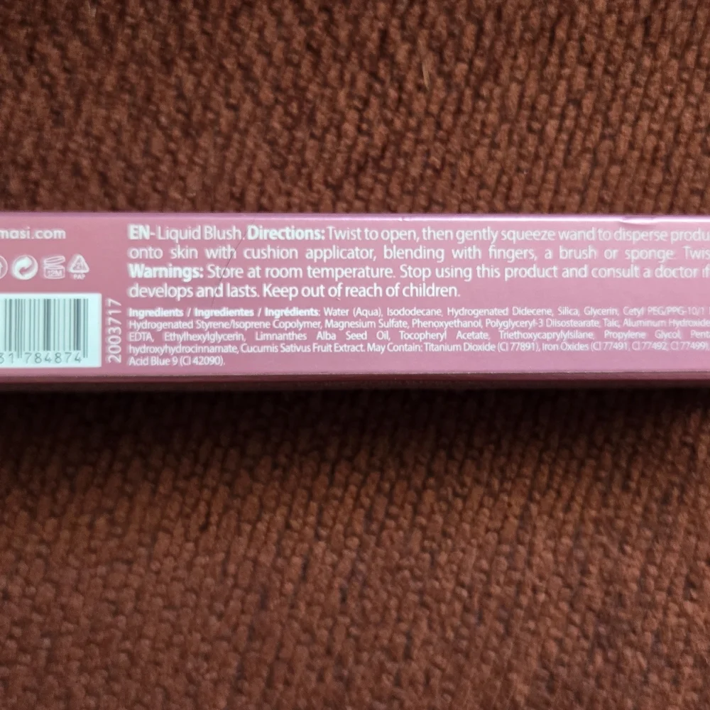 New Farmasi Midnight Touch Liquid Blush Fame 0.41 Fl Oz